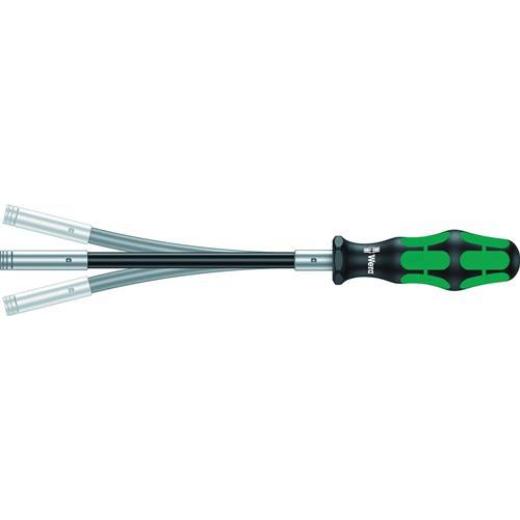 Bithandhalter 393 S 1/4 Zoll m.Magnet Klingen-| Länge 173,5 mm | Kl.flex.3K-Griff WERA