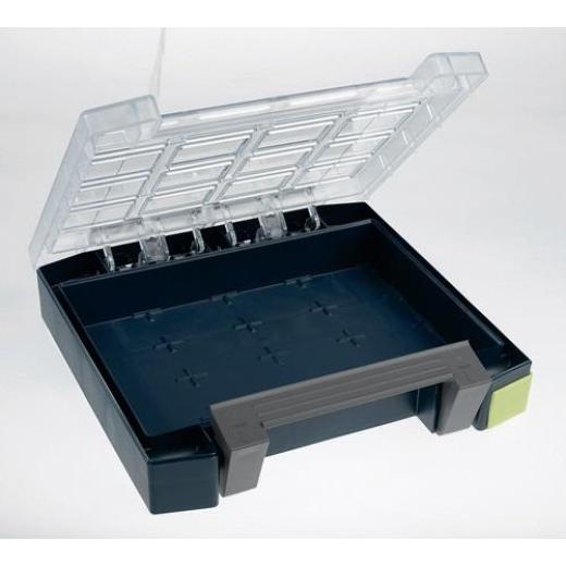 Sortimentskoffer B.241xT.225xH.55mm Unterteil PP/Deckel PC m.Profilraster | 5 Stück