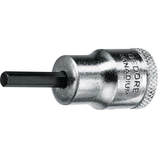 Steckschlüsseleinsatz IN 30 3/8 Zoll Innen-6-kant SW 5mm L.47mm GEDORE