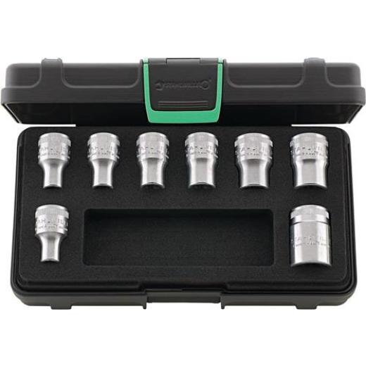 Steckschlüsselsatz 50TX/8 8-tlg.1/2 Zoll f.Außen-TORX®-Schrauben STAHLWILLE