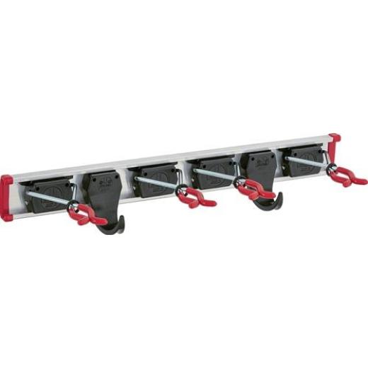 Geräteh.L.Führungssch.500mm Hak.2 Hal.4 Alu.BRUNS | 10 Stück