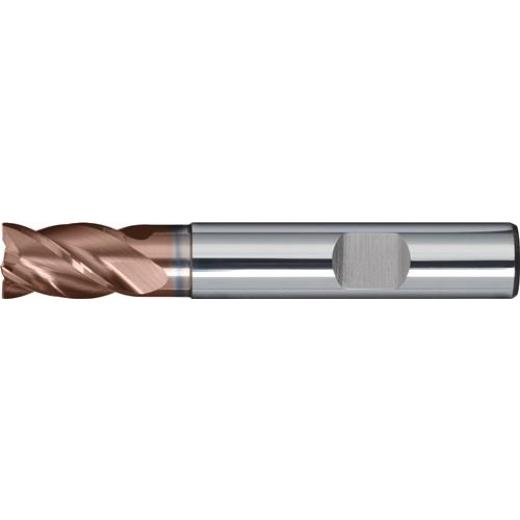 Schaftfräser DIN 6527K Typ N, HPC Ø 12 mm Einsatz-L.26 mm VHM TiAlN HB Z.4 kurz TW