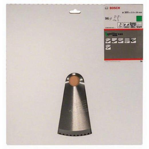 Kreissägeblatt PRO Wood AD 305mm Z.96 WZ/N Bohr.30mm Schnitt-B.2,5mm HM BOSCH