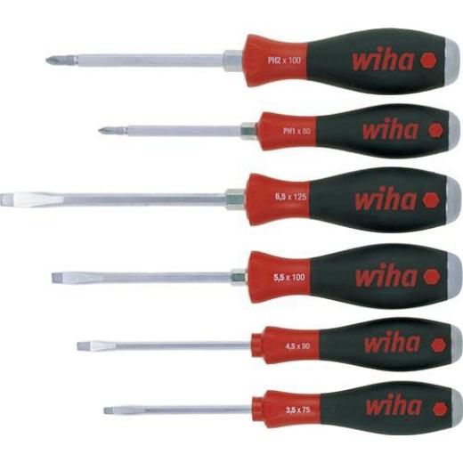 Schraubendrehersatz 530 ZK6 6-tlg.Schlitz/PZD Mehrkomponentengriffen