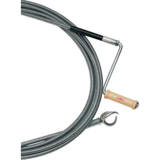 Rohrreinigungswelle L.5m Wellen-D.12mm Krallen-D.40mm doppellag.m.Stahlkuppl.