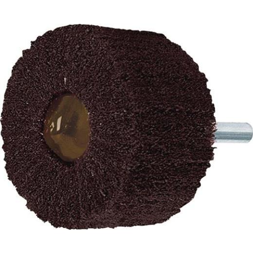 Fächerschleifer Ø80xH50mm K.80 Vlies Schaft-D.6mm TECWERK