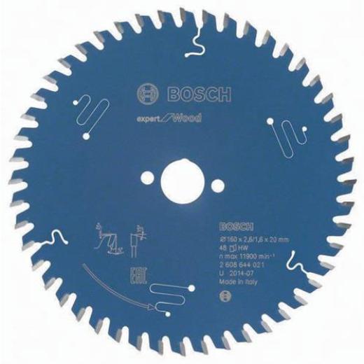 Kreissägeblatt Expert Wood AD 160mm Z.48 WZ Bohr.20mm Schnitt-B.2,6mm