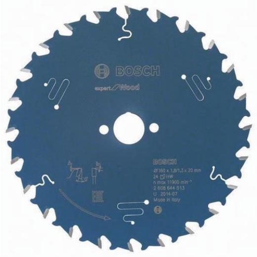 Kreissägeblatt Expert Wood AD160mm Z.24 WZ Bohr.20mm Schnitt-B.1,8mm
