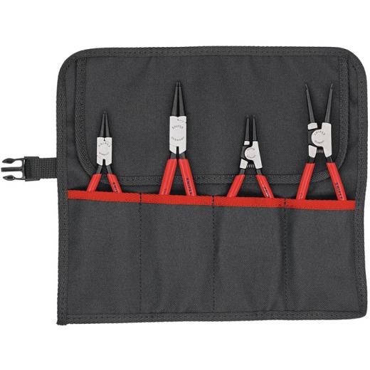 Sicherungsringzangensatz 4-tlg.in Rolltasche 10-60mm KNIPEX
