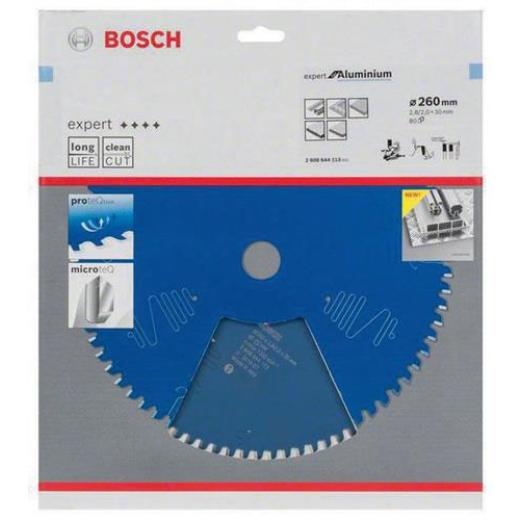 Kreissägeblatt AD 260mm Z80 HLTCG Bohr.30mm Schnitt-B.2,8mm HM BOSCH
