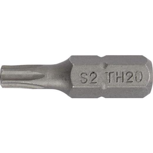 Bit P829191 1/4 Zoll T 20 | Länge 25 mm | mit Bohrung TECWERK | 10 Stück