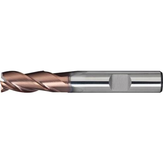 Bohrnutenfräser DIN 6527L Typ N, Ø 12 mm VHM TiAlN HB Z.3 lang TECWERK