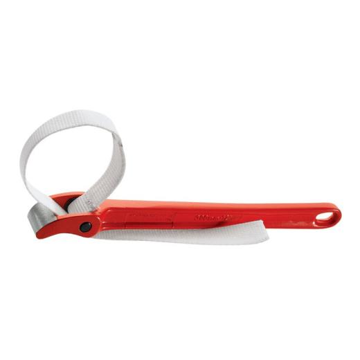 Gurtrohr-/Armaturenzange L.300mm Rohr-D.max.89mm f.Gurt-L.137mm Band-B.28mm