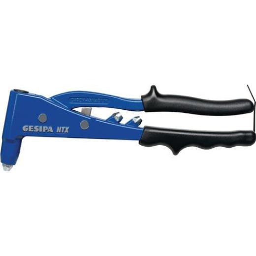 Handblindnietsetzgerät NTX L.260mm Arbeitsber.2,4-5mm o.Öffnungsf.GESIPA