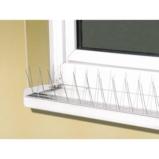 Vogel- u.Taubenabwehr Classic 60cm lang,24 Spikes Alu.WINDHAGER | 6 Stück