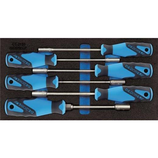 Werkzeugmodul 1500 CT1-2133 6-tlg.1/3-Modul Steckschlü.SW5-10mm GEDORE