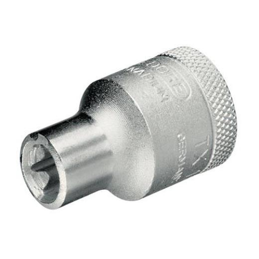 Steckschlüsseleinsatz TX 19 1/2 Zoll E E12 L.38mm GEDORE