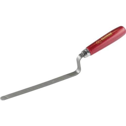 Hamburger Fugenkelle L.310mm B.14mm kon.geschl.Kohlenstoffstahl SCHWAN | 10 Stück