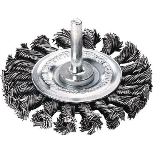 Rundbürste D.75mm Drahtstärke 0,5mm VA glatt 12mm 25000min-¹ 10 LESSMANN