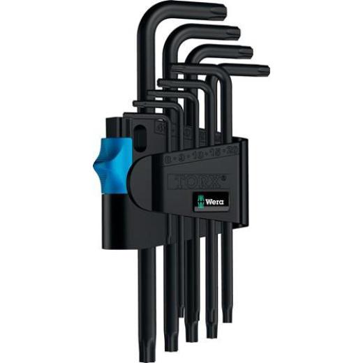 Winkelschraubendrehersatz 967 L 9-tlg.T8-T40 m.HF WERA