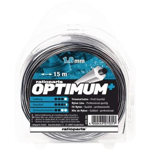 Nylonfaden Optimum Fadenstärke 1,6mm Fadenlänge 15m RATIOPARTS