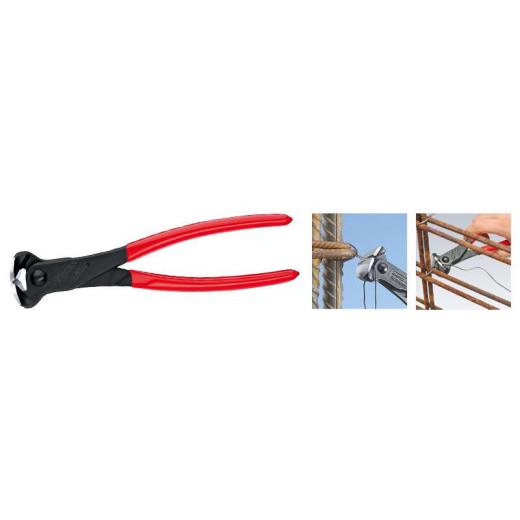 Vornschneider Gesamt-L.200mm Ku.überzogen KNIPEX