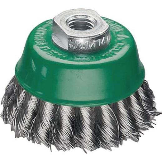 Topfbürste D.100mm M14 Drahtstärke 0,5mm STA 9000min-¹ LESSMANN