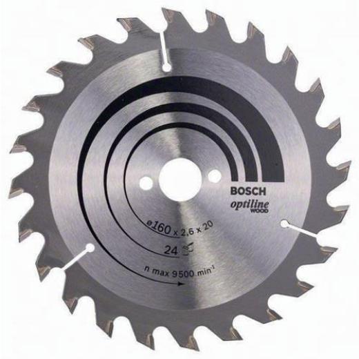 Kreissägeblatt PRO Wood AD 160mm Z.24 WZ Bohr.20mm Schnitt-B.2,6mm
