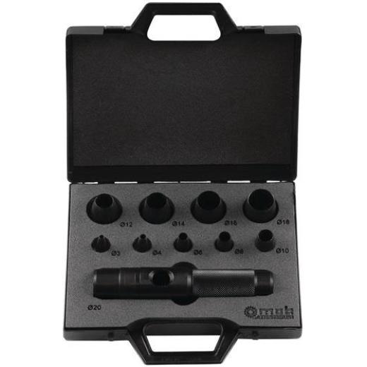 Patentlocheisensatz 11-tlg.Blechkasten PEDDINGHAUS