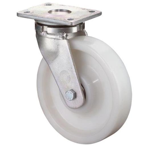 Schwerlastlenkrolle D.125mm Trgf.550kg Ku.138mm 110mm BS ROLLEN