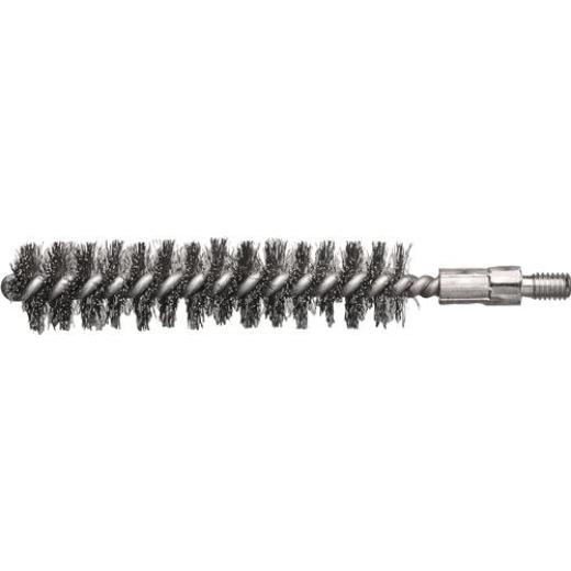 Rohrbürste L.115mm D.8mm MS gewellt Besatz-L.80mm 10 LESSMANN
