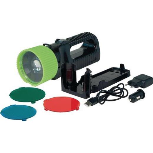 LED-Handscheinwerfer UniLux Pro AccuLux 3,7 V 4400 mAh Li-Ion 270 lm Krt.ACCULUX