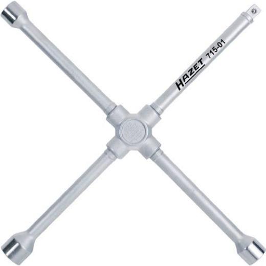 Kreuzschlüssel 715-01 17x19x22x12,5(1/2Zoll 4-kant) L420 mmxB420mm HAZET