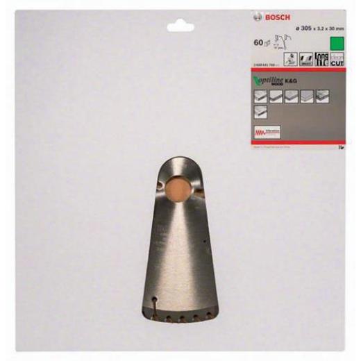 Kreissägeblatt PRO Wood AD 305mm Z.60 WZ Schnitt-B.3,2mm BOSCH