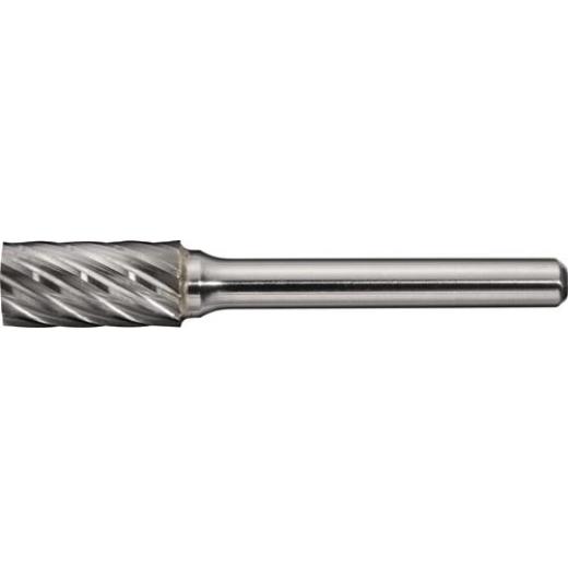 Frässtift ZYA INOX Ø 10 mm Kopf-L.20 mm Schaft-Ø 6 mm HM Verz.Normal,fein TECWERK