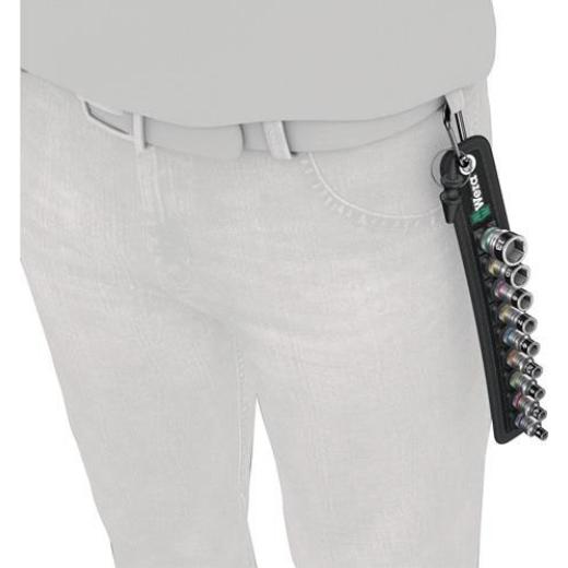 Steckschlüsselsatz Belt 1 10-tlg.1/4 Zoll 4-13mm f.a6-KT.-Schr.WERA