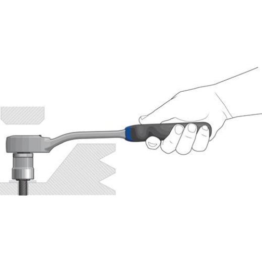 Hebelumsch.kn.1993 U-20 G 1/2 Zoll 60 Z.Umschalth.GEDORE