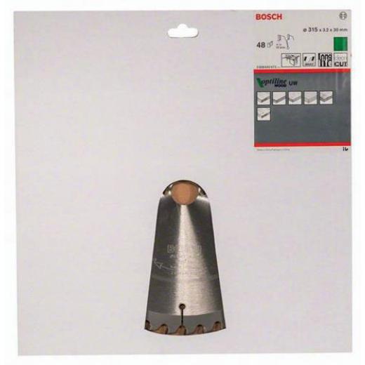 Kreissägeblatt PRO Wood AD 315mm Z.48 WZ Bohr.30mm Schnitt-B.3,2mm HM BOSCH