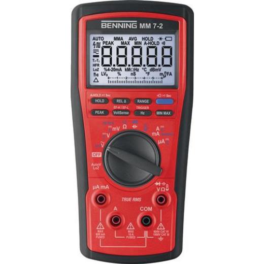 Multimeter MM 7-2 1000 V TRUE RMS BENNING