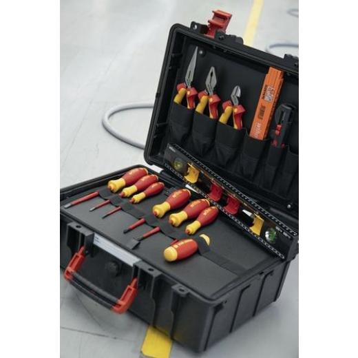 Werkzeugsortiment Basic Set L electric 45530 17-tlg.im Schutzkoffer WIHA