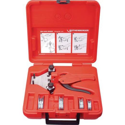 Einhandbiegegerät TUBE BENDER b.90Grad Arbeitsber.1/4-5/16-3/8-1/2 Zoll 5-tlg.