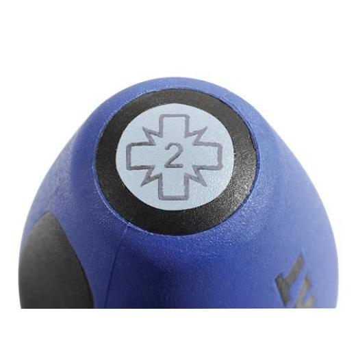 Schraubendreher Gr.PZD 3 Klingen-L.150mm 3K-Griff Rundkl.TECWERK