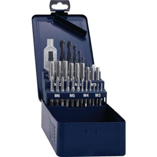 Gewindebohrersatz DIN 352 M3-M12 29tlg.HSS TECWERK