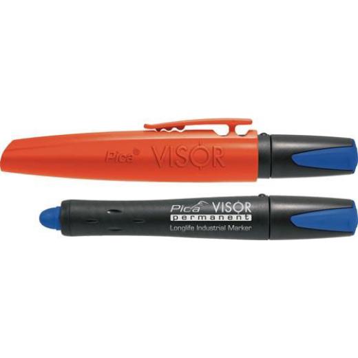 Industriemarker Visor permanent blau wasserfest PICA