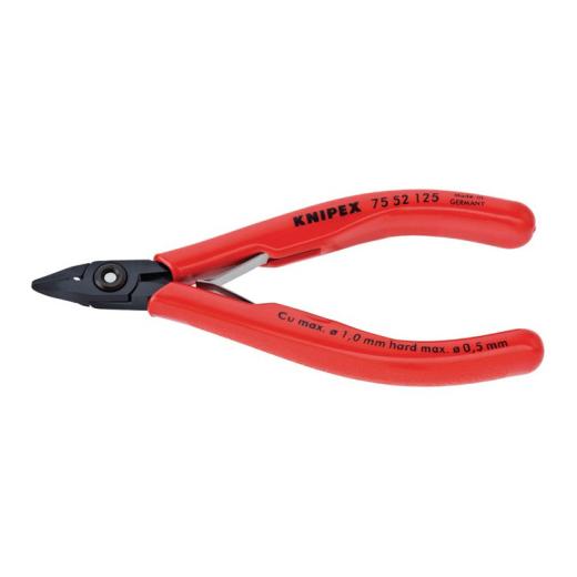 Elektronik-Seitenschneider L.125mm Form 5 Facette ja KNIPEX