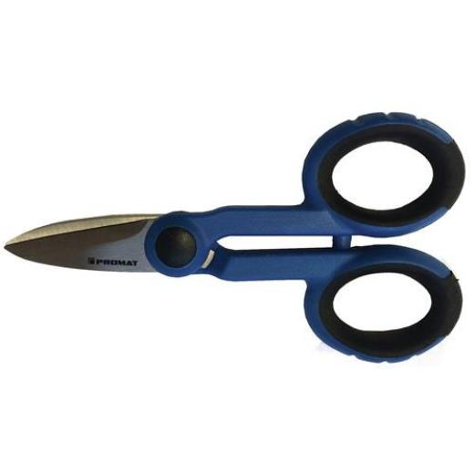 Elektriker-/Handwerkerschere L.140mm 2K-Kunststoff TECWERK