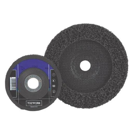 Grobreinigungsscheibe Ø125x22mm ext.coarse Bohr.22,23mm TECWERK