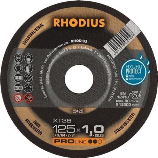 Trennscheibe XT38 D230x1,9mm ger.INOX Bohr.22,23mm RHODIUS | 25 Stück