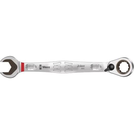 Maulringratschenschlüssel Joker SW 17mm L.225mm umschaltbar,Rings.15Grad WERA