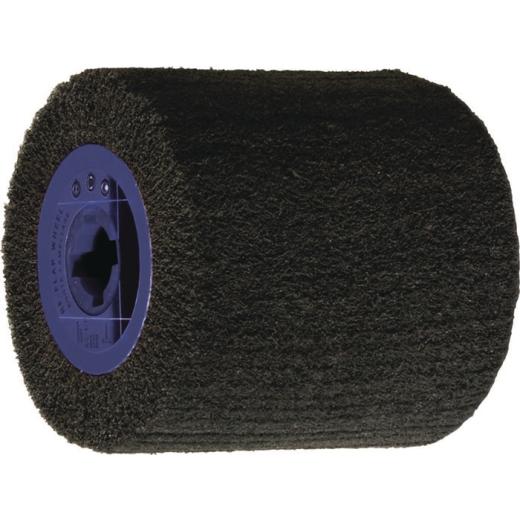 Satinierwalze Vlies 150 medium braun Ø110xB100mm 19mm TECWERK